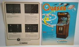 Quasar Space Panic Video Arcade Game Promo Print AD Art 1981 US Billiard... - £16.70 GBP