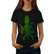 Octopus Alien UFO Animal Shirt Sea Monster Women T-shirt - £10.19 GBP