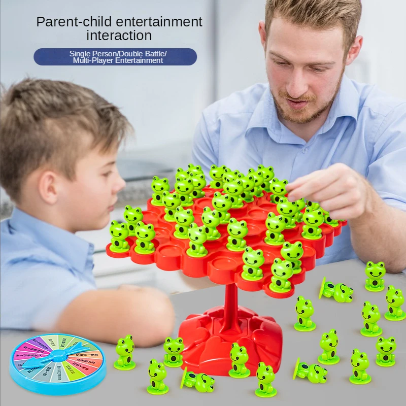 Board Game Frog Balance Tree Educational Montessori Math Toy Parent-child - £10.51 GBP