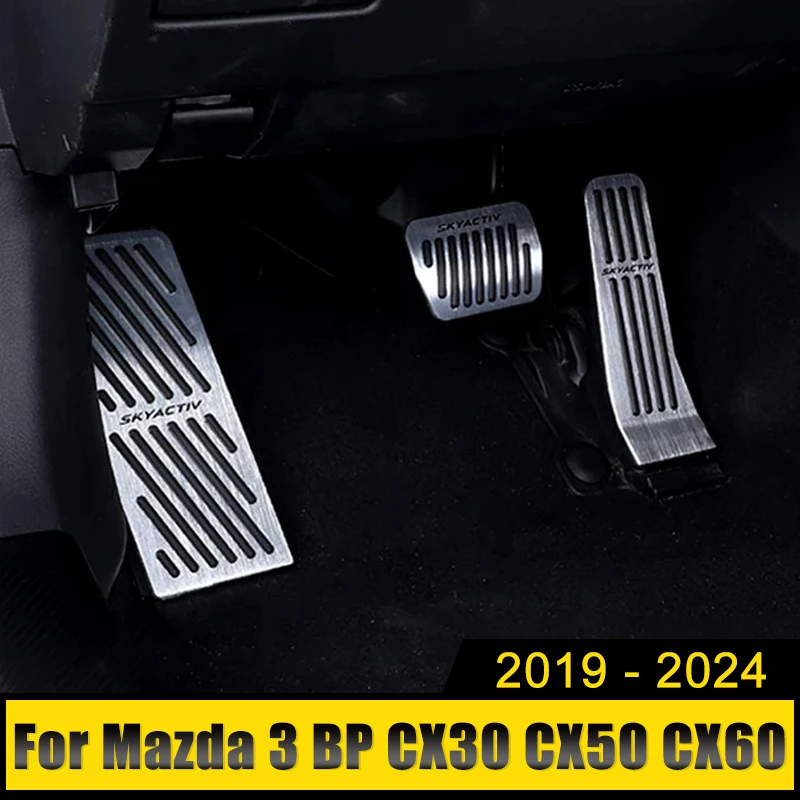 Car Foot Rest Accelerator Brake Pedal Cover For Mazda 3 BP CX30 CX50 CX6... - £16.07 GBP+