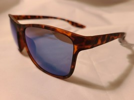 Optimum Optical Unisex Square Sunglasses Long Beach Brown Tortoise New W... - £39.95 GBP