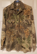 Vintage Men&#39;s Original Realtree Button Up LS Hunting Shirt Sz S Made In USA - £16.40 GBP