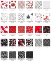 5&quot; Charm Pack Holiday Charms Scarlet Colorstory Cotton Fabric Precuts M532.38 - £11.82 GBP