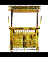 Bamboo Tiki Bar 5ft Patio Deck Indoor or Outdoor with Torches - $2,354.38 CAD