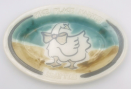 VTG 1997 Sally Christopher Pike Place Market Seattle WA Serving Platter Duck - £14.45 GBP