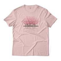 Cherry Blossom Sakura Forest Tranquil and Peaceful Reflection Graphic Tee - $24.99+