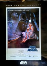 Rare Jumbo Star Wars 2006 Poster Calendar w/ Revenge of the Jedi Poster Page - £15.93 GBP