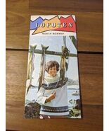 Vintage Lofoten North Norway Pamphlet Brochure - $41.62 CAD
