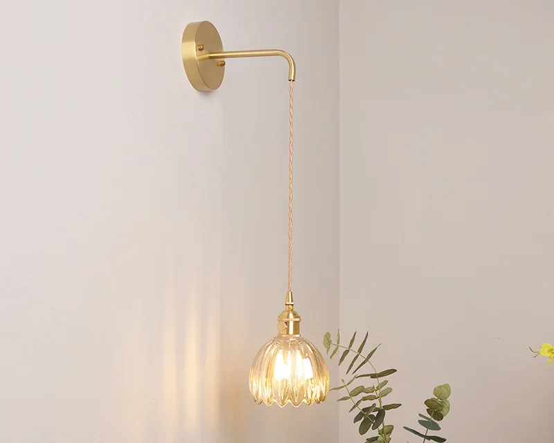  Gl Wall Lamp Beside room Bathroom Mirror Light  Style LED Wall Sconces Vintage  - £229.95 GBP
