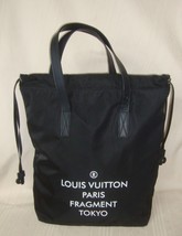 Louis Vuitton × Fragment Design Monogram Macassar Cabas Black Leather Tote - $989.99