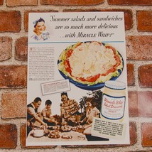 1940 Retro Picnic-Themed Miracle Whip Summer Salads Vtg Print Ad Ephemera - $14.84