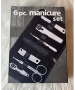 6 PCS Manicure Tools Set - Nail File/Clippers/Cleaner/scissors/Tweezer - $10.54 CAD