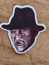 FREDDY KRUEGER STICKER Horror Movie Freddy Sticker Nightmare on Elm Street  - £1.79 GBP