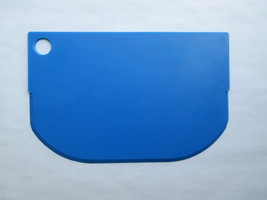 3 - New Plastic Blue 4 x 6 inch / 10 x 15 cm Bench Food Scraper Icing Sm... - £7.97 GBP