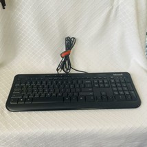 Microsoft Wired Keyboard 600 Model 1576 5V USB Tested - £7.87 GBP