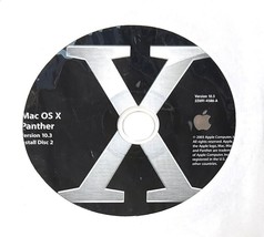 Apple Mac OS X Panther 10.3 Macintosh computer Software Install Cd Disc 2 RARE! - £9.27 GBP