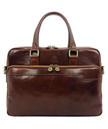 Leather Briefcase Laptop Bag - Orlando - £182.51 GBP