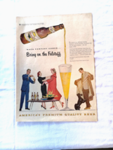 1955 Falstaff Beer Ad &quot;When Company Comes..Bring on the Falstaff&quot; - $9.99