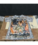 Lost Hills Skull Flames Graphic Tee — New — Size M - $1,356.16 MXN