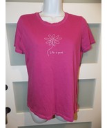 Life is Good Flower SS Classic Fit Shirt Size S Women&#39;s EUC - $19.00