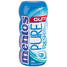 Mentos Sugar free Pure Fresh Gum 30g 10pcs - Smooth Mint - £33.31 GBP