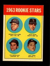 1963 Topps #324 WILLIAMS/PETE WARD/VIC DAVALILLO/ROOF Exmt (Rc) *SBA3895 - £57.40 GBP
