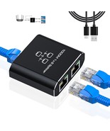Gigabit Ethernet Splitter 1 to 2 Network Splitter with USB Power Cable R... - £41.94 GBP