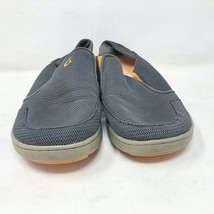 Olukai Mens Nohea Mesh Slip-On Dark Shadow Shoes 7 Casual Orange Loafers - $49.49