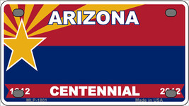 Arizona Centennial Novelty Mini Metal License Plate Tag - £11.75 GBP