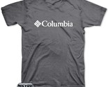 Columbia Men&#39;s Franchise T-Shirt in Charcoal Heather-Small - £14.45 GBP