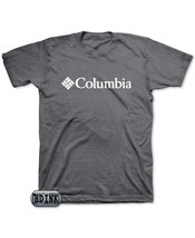 Columbia Men&#39;s Franchise T-Shirt in Charcoal Heather-Small - £14.36 GBP