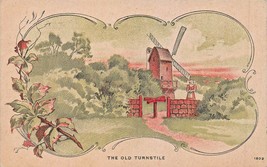 THE OLD TURNSTYLE~1910 TO MANITOWOC WI POSTCARD WITH SCANDINAVIAN MESSAGE - $7.87