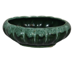 VTG Green Oval Planter Dish Art Pottery Ceramic MCM Decor Gift McCoy ? - $19.59