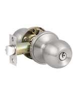 6 Pack Keyed Alike Entry Door Knobs Brushed Nickel 3 Keys Per Lock - $924.62 MXN