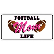 football mom life logo license plate made in usa - £23.96 GBP