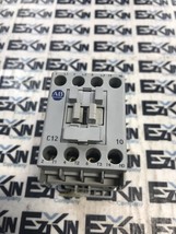 Allen-Bradley 100-C12*10 3-Pole Contactor,  600VAC 25Amp  - $14.20