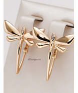 Dragonfly Shape Earrings For Women 925 Sterling Silver Moissanite Earrin... - £44.24 GBP
