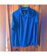 Nike Dri-FIT Hoodie Pullover Long Sleeve Athletic Top Blue Medium - $25.00