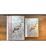 (2) Faux Leather Book/Stash/Storage Box With Artwork Under Glass, Pre-Owned - €32,33 EUR