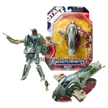 Year 2007 Star Wars Transformers 7 Inch Figure Boba Fett (Slave I) - £47.01 GBP
