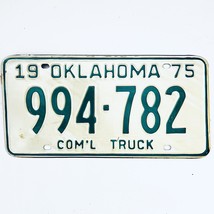 1975 United States Oklahoma Commercial Truck License Plate 994-782 - £14.04 GBP