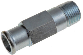 Coolant Heater Hose Fitting 1/2&quot; NPT Male to3/4&quot; Hose Barb Male LONG STEEL DOR - £6.72 GBP