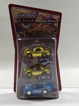Disney Pixar World of Cars Gold Mia and Tia Bling  Dinoco Dream 3 Gift P... - $19.79