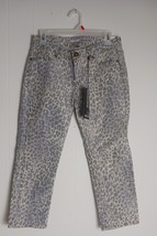 Jordache Women&#39;s Animal Print Skinny Crop Jeans Size 4 (29x22) NEW - $252.48 MXN