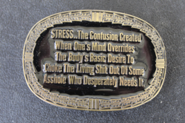 Stress belt buckle- NEW - £11.71 GBP