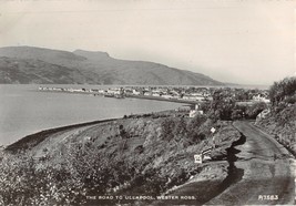 ULLAPOOL ROSS SHIRE SCOTLAND~THE ROAD~WESTER ROSS PHOTO POSTCARD - $3.40