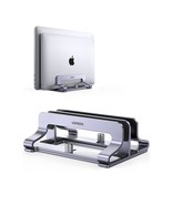 UGREEN Vertical Laptop Stand for Desk Dual Slot Laptop Stand Holder Adju... - £42.93 GBP