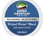 96/PACK GREEN MOUNTAIN WICKED WINTER BLEND DARK ROAST K CUPS BULK PACKAGING - $39.99