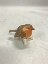 Vintage Goebel bird on branch figurine porcelain marked miniature 1976 - $41.27