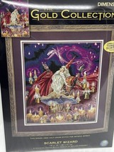 2004 Dimensions Gold Collection SCARLET WIZARD 35141 Cross Stitch KIT NEW 14x16” - £134.27 GBP